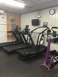 Cardio equipment and treadmills at Simple and Fit in Gobles, Michigan